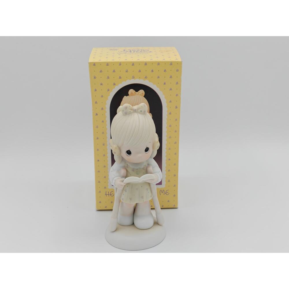 Precious Moments He Walks With Me Figurine Enesco‎ 107999 Vintage Boxed